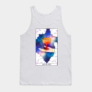 Ace Of Cups - Tarot Card Print - Minor Arcana Tank Top